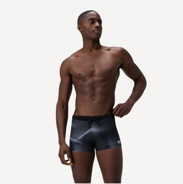 Плавки-шорты Speedo Valmilton Allover Aquashort (Мужской; 38 (54); черный)